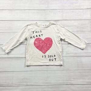 Zara Heart Graphic Shirt